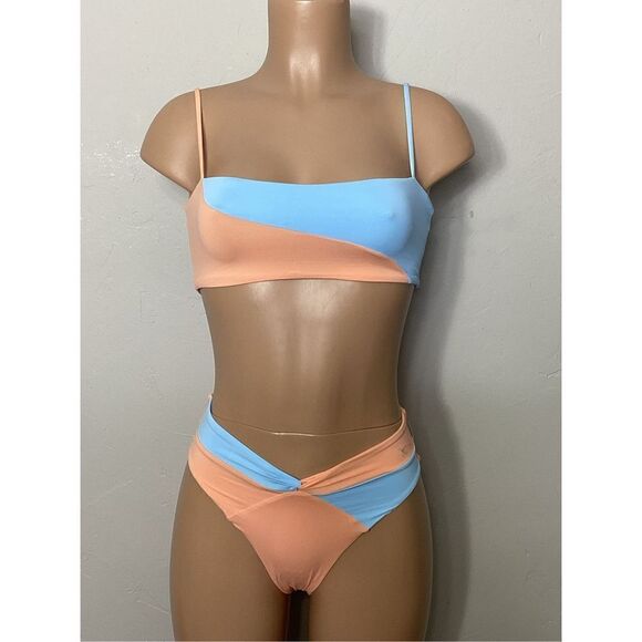 New. L*Space Ari Bikini Top & Nancy Lee Bitsy Bikini Bottom. Small retails $192 - Picture 2 of 8